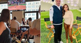 Dianna Russini tries to brush off Mike Vrabel affair scandal with her husband and pals